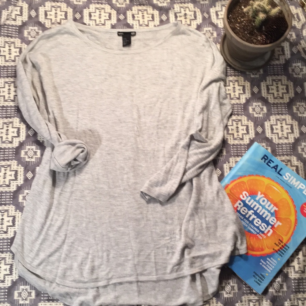 SOLD⚡️BOGO⚡️☕️ H&M BASICS ☕️ grey comfy sweater!